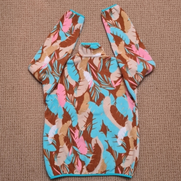 Patagonia Synchilla Snap-T Fleece Pullover Women's Feather Dance Bear Brown S - Picture 9 of 12